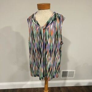 Calvin Klein Pastel Striped Top